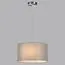 LUMION 8251/2 MODERNI LN25 000  никель/серый, металл/текстиль Подвес Е27 2*60W 220V NIKKI, изображение 4