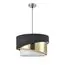 LUMION 8041/3 MODERNI LN25 136 никель/черный/золото/белый, металл/текстиль Подвесной светильник Е27 3*60W 220V INDIRA