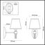 LUMION 4429/1W NEOCLASSI LN20 70 античная латунь, бежевый Бра E14 1*40W 220V MONTANA, изображение 2