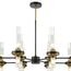 LUMION 8112/24 NEOCLASSI LN25 26 черный/бронза/прозрачный, металл/стекло Люстра потолочная G9 24*30W 220V TAMARESA, изображение 4