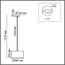 LUMION 8250/2 MODERNI LN25 000  никель/бежевый, металл/текстиль Подвес Е27 2*60W 220V NIKKI, изображение 2