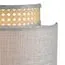 LUMION 8043/1W MODERNI LN25 266 черный/серый/бежевый, металл/текстиль/ротанг Бра Е27 1*60W 220V LAUNA, изображение 8