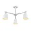 LUMION 8097/3C MODERNI LN25 269 белый/белый металл, дерево/металл Люстра потолочная Е27 3*60W 220V ROSALINA, изображение 7