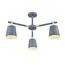 LUMION 8098/3C MODERNI LN25 271 синий/синий металл, дерево/металл Люстра потолочная Е27 3*60W 220V ROSALINA, изображение 7