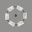 LUMION 6571/6 NEOCLASSI LN25 52 медный/белый/металл/стекло Люстра E14 6*60W 220V FIORO, изображение 3