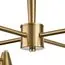 LUMION 8113/6 MODERNI LN25 184 латунь/белый, металл/стекло Люстра потолочная E27 6*60W 220V CORNE, изображение 3