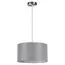 LUMION 8251/2 MODERNI LN25 000  никель/серый, металл/текстиль Подвес Е27 2*60W 220V NIKKI