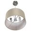 LUMION 8250/2 MODERNI LN25 000  никель/бежевый, металл/текстиль Подвес Е27 2*60W 220V NIKKI, изображение 3