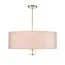 LUMION 8109/7C MODERNI LN25 129 латунь титаниум/бежевый, металл/текстиль/стекло Люстра потолочная E14 7*40W 220V DAMONA, изображение 4
