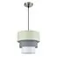 LUMION 8039/1 MODERNI LN25 133 никель/мятный/серый/белый, металл/текстиль Подвесной светильник Е27 60W 220V ILAIDA