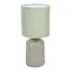 LUMION 8222/1T MODERNI LN25 385 зеленый, керамика/текстиль Настольная лампа Е27 1*60W 220V NIANA