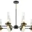 LUMION 8112/24 NEOCLASSI LN25 26 черный/бронза/прозрачный, металл/стекло Люстра потолочная G9 24*30W 220V TAMARESA, изображение 4