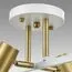 LUMION 8045/6C MODERNI LN25 186 белый, латунь/белый металл/металл Люстра потолочная Е14 6*40W 220V ANRIYA, изображение 7