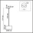 LUMION 8250/2 MODERNI LN25 000  никель/бежевый, металл/текстиль Подвес Е27 2*60W 220V NIKKI, изображение 2