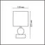 LUMION 8181/1T MODERNI LN25 000 серый, керамика/текстиль Настольная лампа E14 1*40W 220V LALANA, изображение 2
