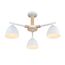 LUMION 8095/3C MODERNI LN25 268 белый/белый металл, дерево/металл Люстра потолочная Е27 3*60W 220V COLANGE, изображение 7