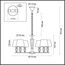 LUMION 3733/6 NEOCLASSI LN19 68 хром, золотой Люстра E27 6*60W 220V LORAINE, изображение 2