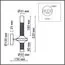 LUMION 8112/2W NEOCLASSI LN25 26 черный/бронза/прозрачный, металл/стекло Бра G9 2*30W 220V TAMARESA, изображение 2