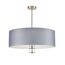 LUMION 8108/7C MODERNI LN25 131 латунь титаниум/серый, металл/текстиль/стекло Люстра потолочная E14 7*40W 220V DAMONA