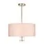 LUMION 8109/5C MODERNI LN25 129 латунь титаниум/бежевый, металл/текстиль/стекло Люстра потолочная E14 5*40W 220V DAMONA, изображение 4