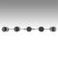 LUMION 8114/10 MODERNI LN25 142 хром/дымчатый, металл/стекло Подвесной светильник G9 5*30W + E14 5*40W 220V TAUNA, изображение 3