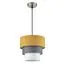 LUMION 8038/1 MODERNI LN25 133 никель/желтый/серый/белый, металл/текстиль Подвесной светильник Е27 60W 220V ILAIDA