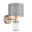 LUMION 8108/1W MODERNI LN25 131  латунь титаниум/серый, металл/текстиль/стекло Бра E14 40W 220V DAMONA, изображение 6