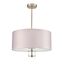 LUMION 8109/5C MODERNI LN25 129 латунь титаниум/бежевый, металл/текстиль/стекло Люстра потолочная E14 5*40W 220V DAMONA