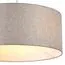 LUMION 8251/3 MODERNI LN25 000  никель/серый, металл/текстиль Подвес Е27 3*60W 220V NIKKI, изображение 7