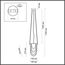 LUMION 6515/1 NEOCLASSI LN23 46 латунь Подвес E14 1*40W 220V OCHRE, изображение 2