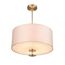 LUMION 8109/5C MODERNI LN25 129 латунь титаниум/бежевый, металл/текстиль/стекло Люстра потолочная E14 5*40W 220V DAMONA, изображение 3