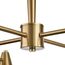 LUMION 8113/6 MODERNI LN25 184 латунь/белый, металл/стекло Люстра потолочная E27 6*60W 220V CORNE, изображение 3