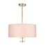 LUMION 8109/5C MODERNI LN25 129 латунь титаниум/бежевый, металл/текстиль/стекло Люстра потолочная E14 5*40W 220V DAMONA, изображение 4