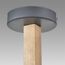 LUMION 8096/6C MODERNI LN25 267 серый/серый металл, дерево/металл Люстра потолочная Е27 6*60W 220V COLANGE, изображение 10