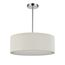 LUMION 8110/5 MODERNI LN25 138 хром/белый, металл/текстиль Люстра подвесная E14 5*40W 220V ZIGRISA