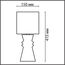 LUMION 8131/1T MODERNI LN25 377 терракотовый, керамика/текстиль Настольная лампа E27 1*60W 220V SEGI, изображение 2