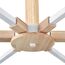 LUMION 8095/6C MODERNI LN25 268 белый/белый металл, дерево/металл Люстра потолочная Е27 6*60W 220V COLANGE, изображение 3