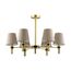 LUMION 4429/6C NEOCLASSI LN20 70 античная латунь, бежевый Люстра потолочная E14 6*40W 220V MONTANA