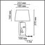 LUMION 8210/1T MODERNI LN25 000 белый, керамика/текстиль Настольная лампа Е27 1*60W 220V VISIONA, изображение 2