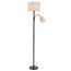 LUMION 8042/2F MODERNI LN25 365 черный/бежевый, металл/текстиль Торшер Е27 1*60W + Е14 1*40W 220V KAYA, изображение 7