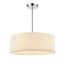 LUMION 8110/5 MODERNI LN25 138 хром/белый, металл/текстиль Люстра подвесная E14 5*40W 220V ZIGRISA, изображение 5