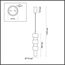 LUMION 6503/1 SUSPENTIONI LN23 303 чёрный Подвес GU10 50W 220V VERONA, изображение 2