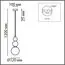 LUMION 6559/1 SUSPENTIONI LN25 334 белый/белый, хром/металл/металл, стекло Подвес G9 1*20W 220V BONBONES, изображение 2