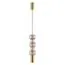 LUMION 6504/1A SUSPENTIONI LN23 303 бронза, розовый, серый Подвес GU10 50W 220V VERONA