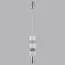 LUMION 6505/1A SUSPENTIONI LN23 303 хром, розовый, белый Подвес GU10 50W 220V VERONA, изображение 3