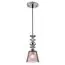 LUMION 8048/1A SUSPENTIONI LN25 308 хром/розовый металл/стекло Подвесной светильник E27 1*60W 220V MANOLA, изображение 6