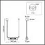 LUMION 6561/2 SUSPENTIONI LN25 241 черный/прозрачный/металл/стекло Подвес G9 2*20W 220V TORONTO, изображение 2