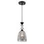 LUMION 8057/1A SUSPENTIONI LN25 311 черный/смоки металл/стекло Подвесной светильник E27 1*60W 220V ELENIKA, изображение 6