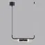 LUMION 6561/2 SUSPENTIONI LN25 241 черный/прозрачный/металл/стекло Подвес G9 2*20W 220V TORONTO, изображение 3