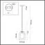 LUMION 5281/1 SUSPENTIONI LN23 000 черный, серый L провода 1500мм Подвес E27 1*60W 220V BORIS, изображение 2
